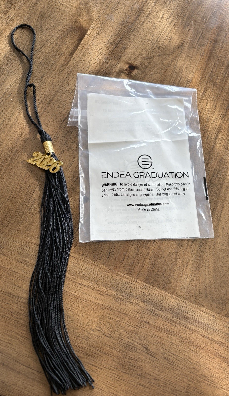 Endea Graduation Black Tassel With Gold Date Drop 2026