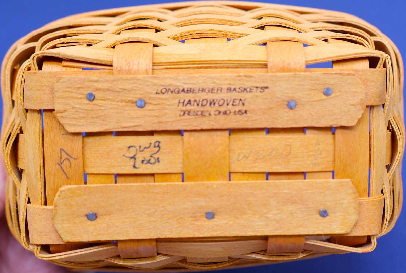 Longaberger 2001 Small Comforts Basket 17558 Liner Protector Booklet