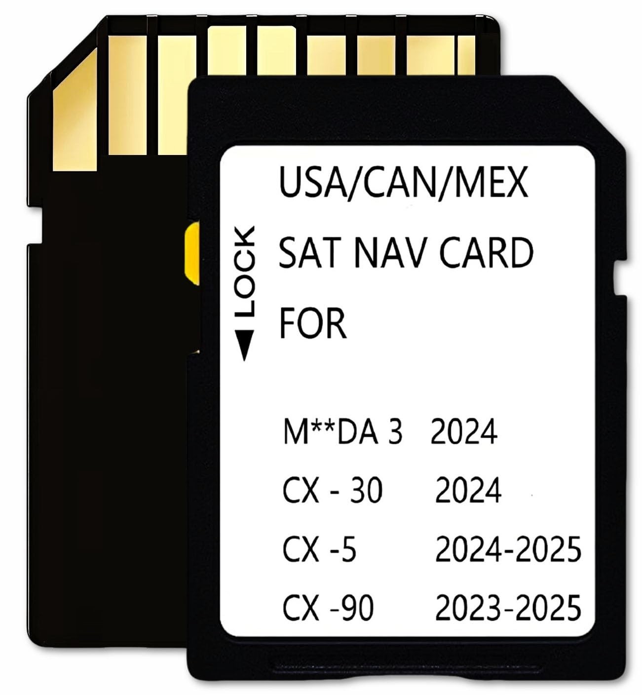 2025 Navigation sd Card Memory KMV666EZ1C,Compatible with Mazda 3/CX-30 (2024...