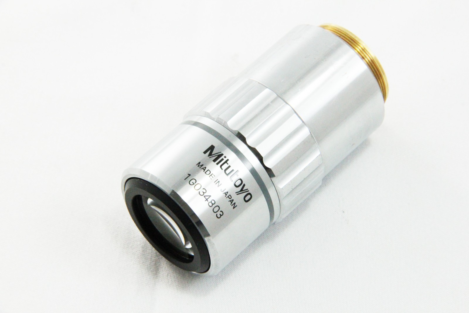 Mitutoyo M Plan Apo 2x 0.055 Infinity / 0 Microscope Objective Lens Tested #5752