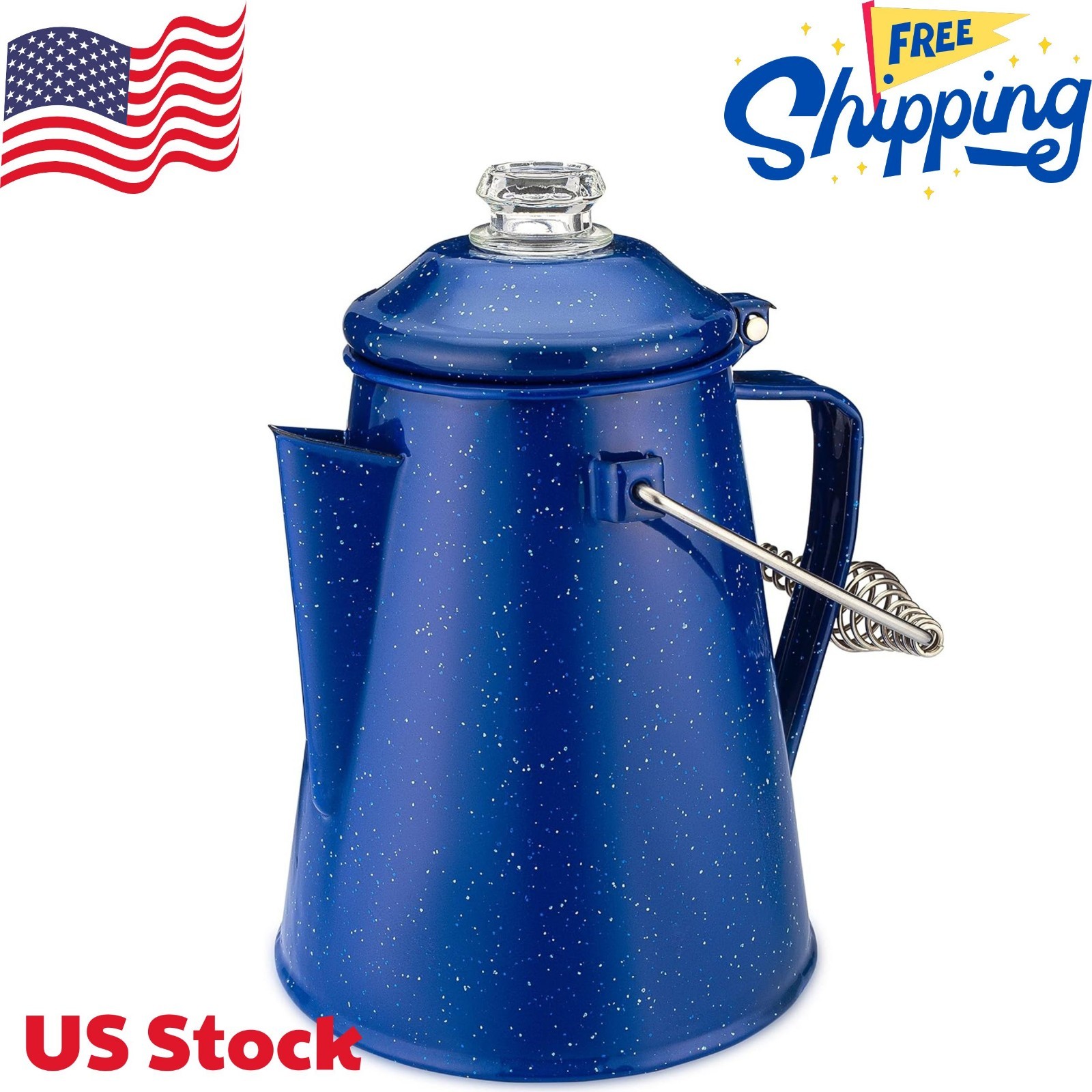 Classic Percolator Coffee Pot — The Most Nostalgic Camping Coffee Pot