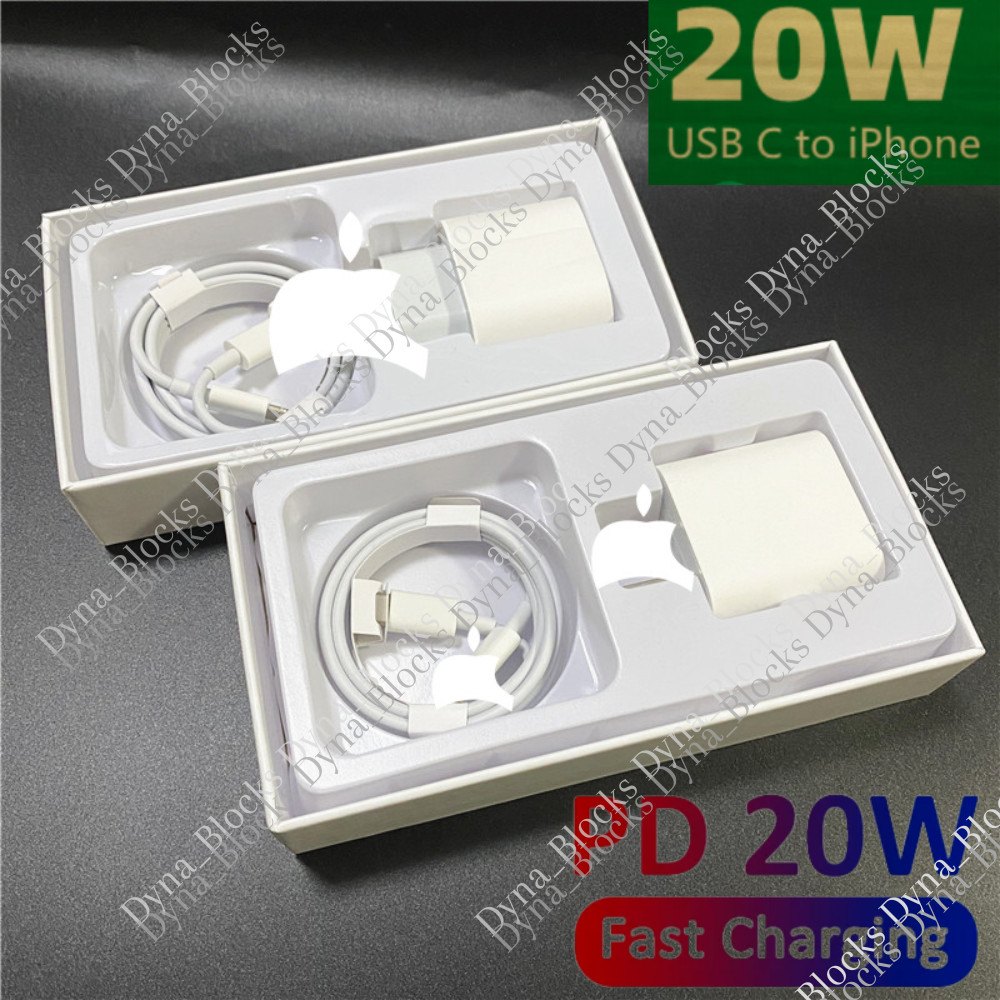 20W USB-C Power Adapter PD Fast Charge Cable For iPhone 13/12/11 Pro Max/XR/iPad