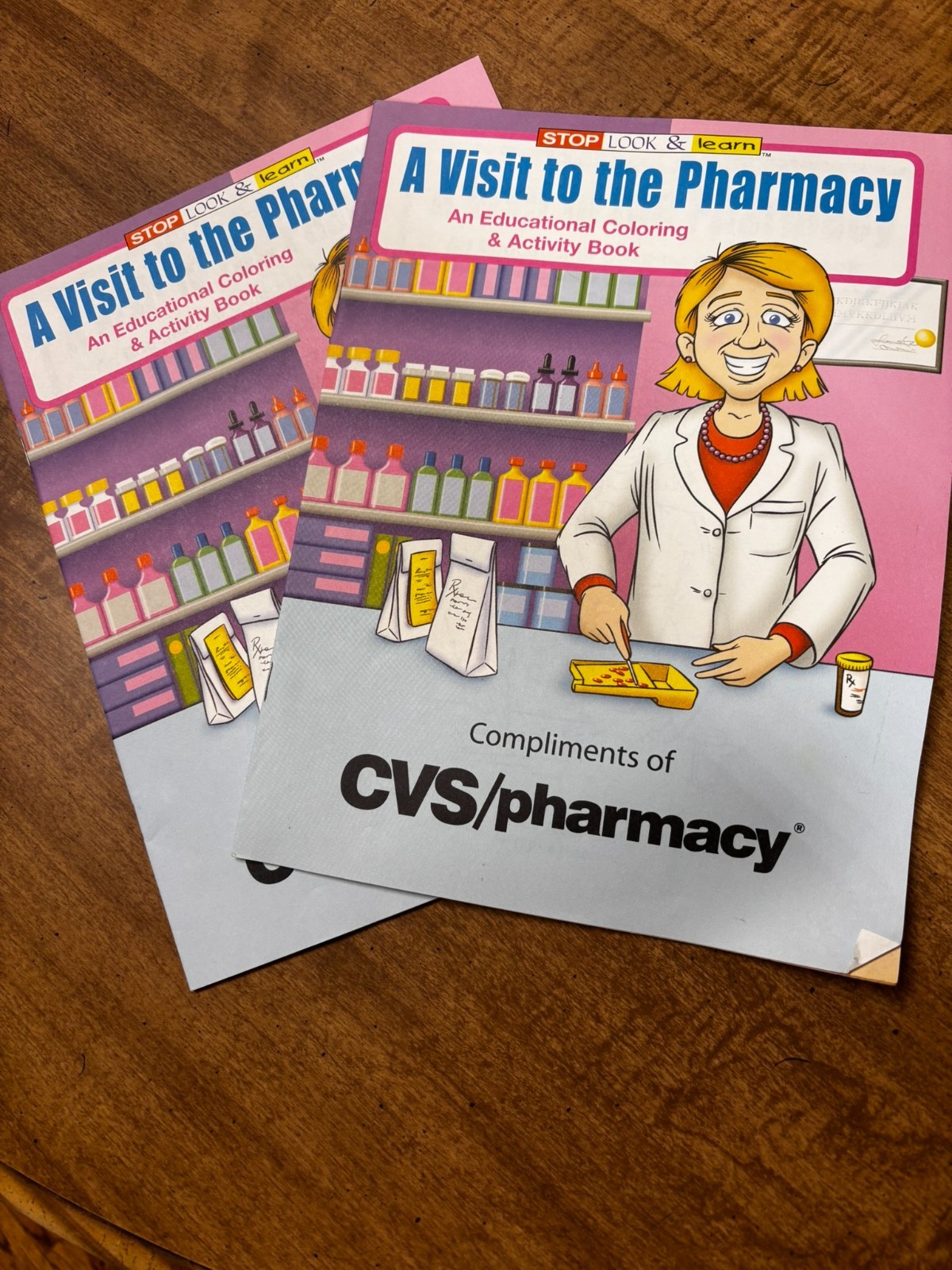 CVS Pharmacy Promotion EducationActivityColoring Booklet A Visit To the Pharmacy