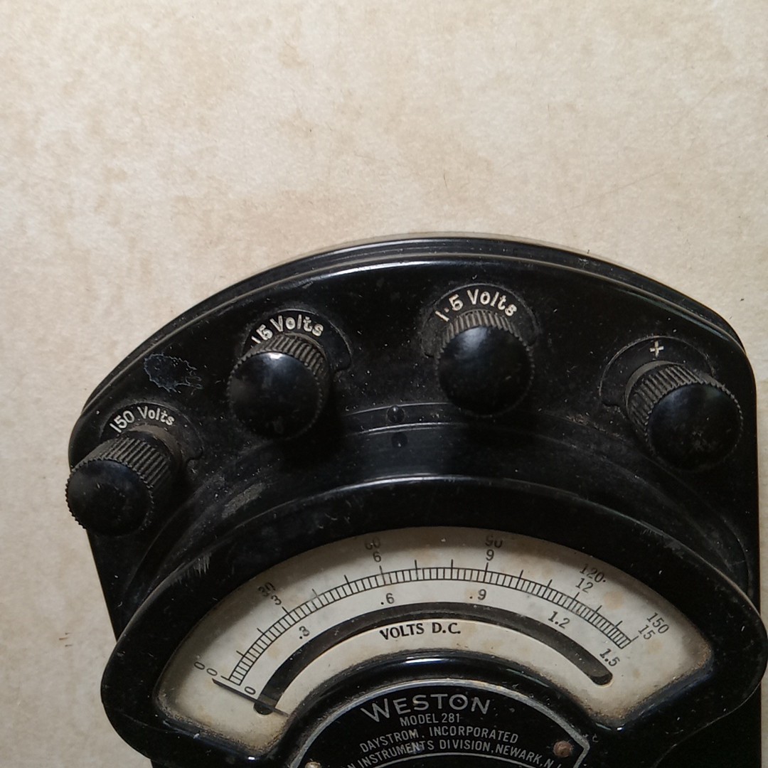 VINTAGE Weston - Voltmeter - Model 281