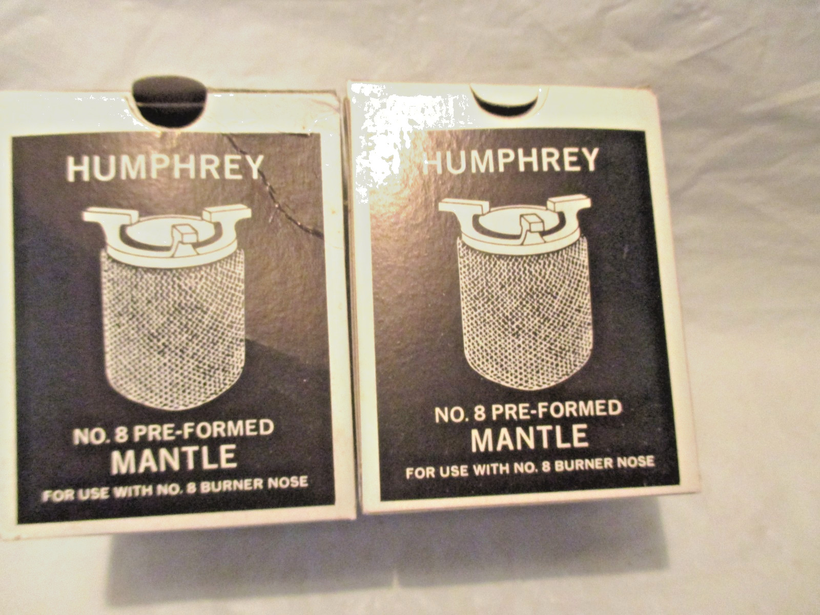 2~~N.O.S. HUMPHREY NO. 8 PRE FORMED MANTLE