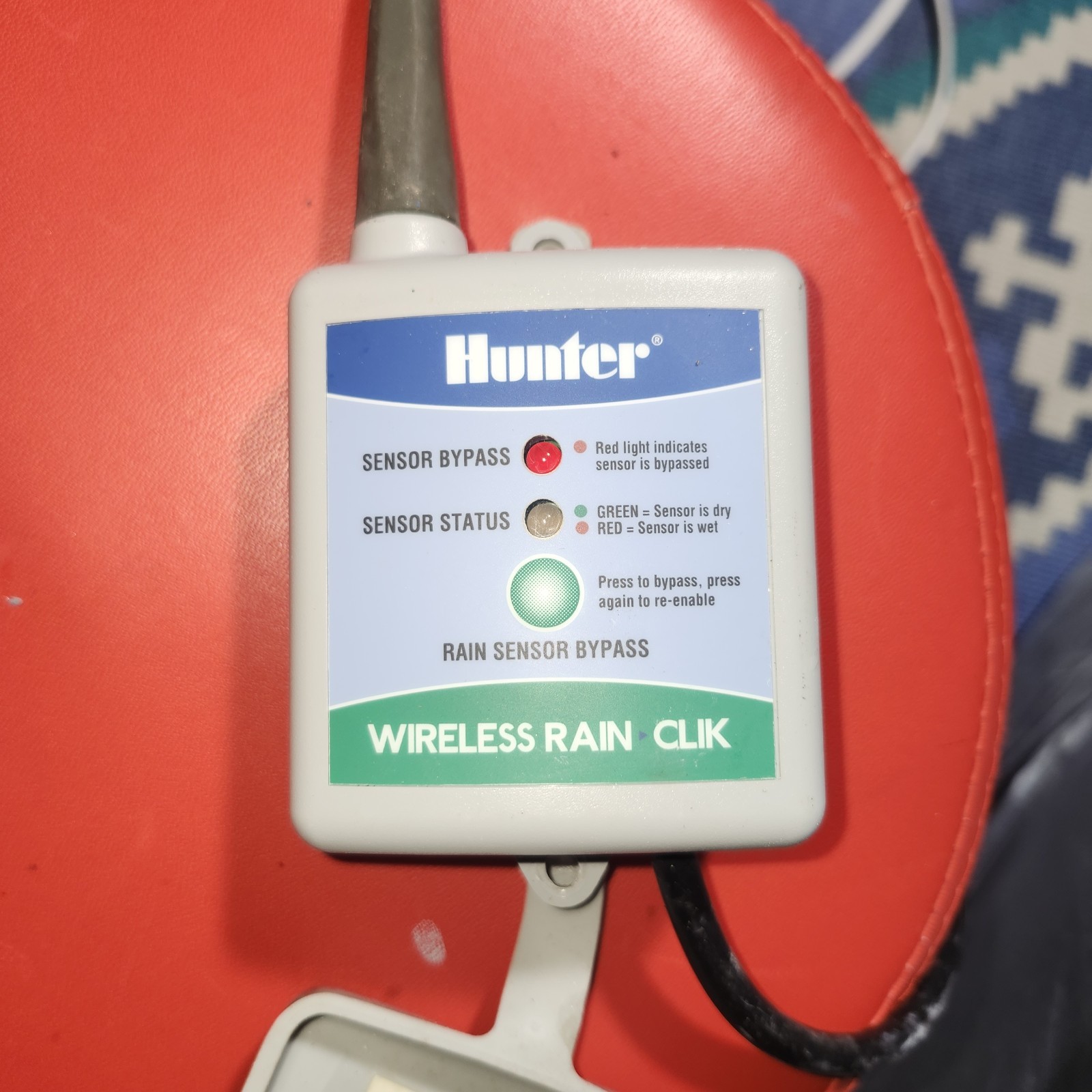 Hunter Sprinkler WRCLIKR Wireless Rain-Clik Sensor Replacement Receiver Only