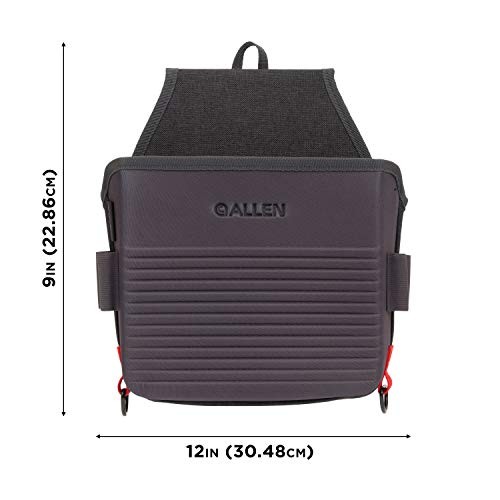 Allen Co Competitor Single Compartment Molded Shell Bag, Gray - 50 Shell Cap.
