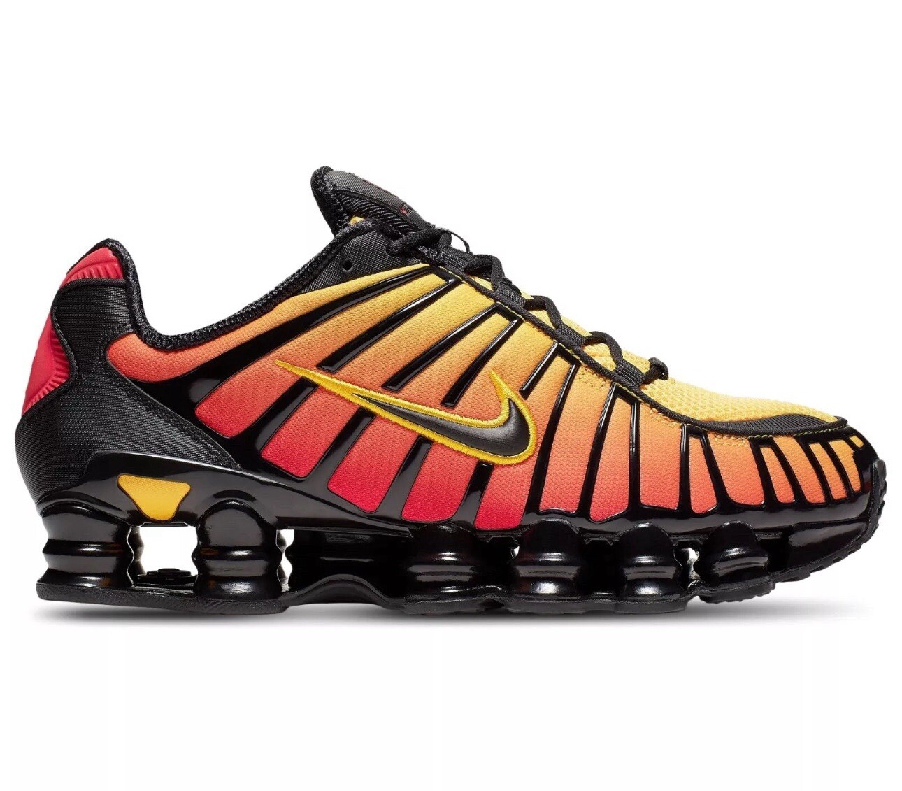 Nike Shox TL Shoes "Sunrise" Black Amarillo AV3595-004 Men's Sizes NEW Sneakers