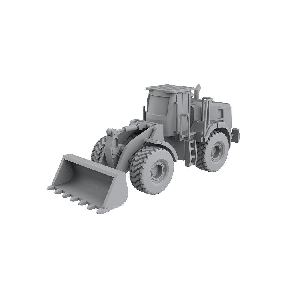 1/144 12mm Railroad Track Accessory Scenery Construction Vehicles Bulldozer