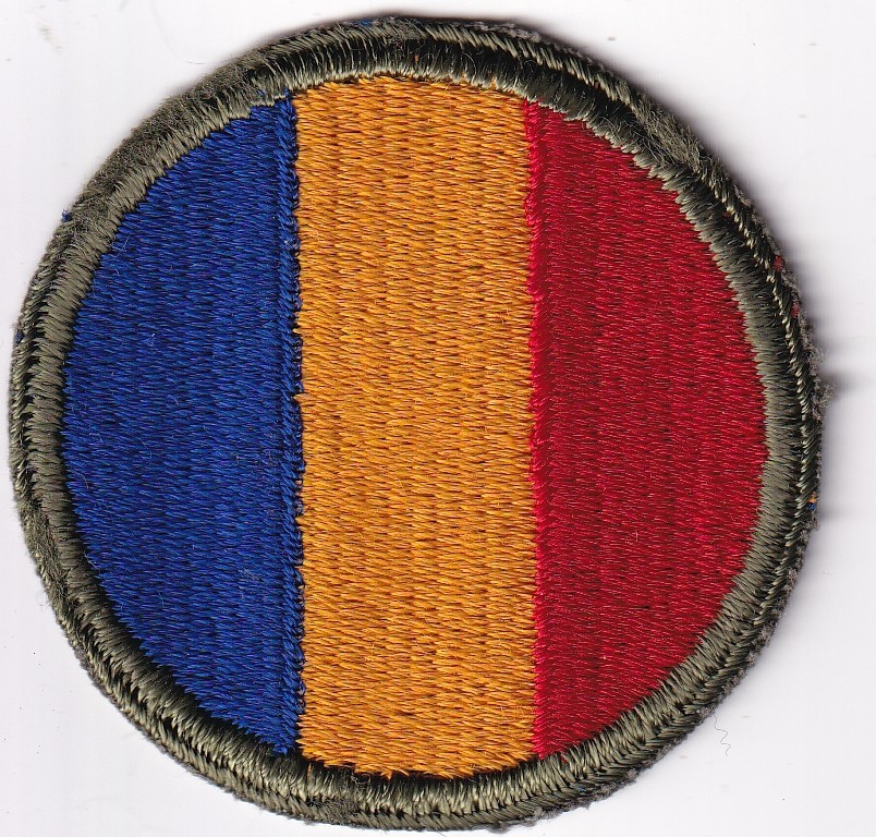 Replacement and School Command patch unissued US Army real WWII make