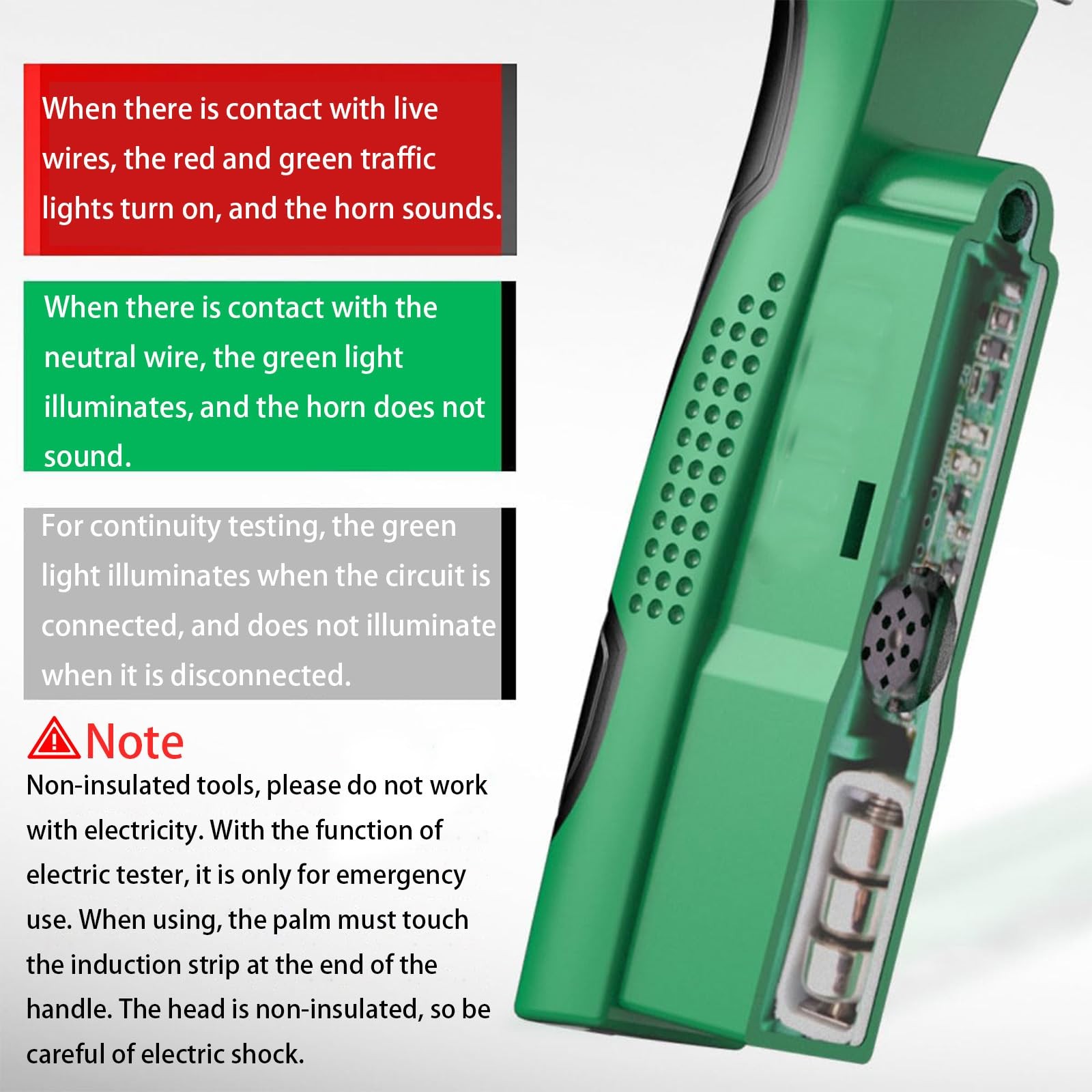 8-in-1 Wire Strippers with Electricity Measurement Function, Multi-Functional...