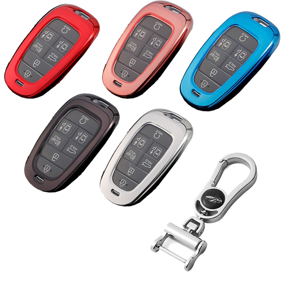 TPU Remote Key Fob Cover for 2022 2023 Hyundai Sonata Santa Fe Tucson Santa Cruz
