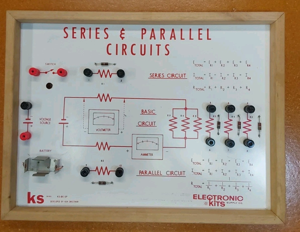 Vintage Electronic Teaching Board - Electronic Kits Supply Company
