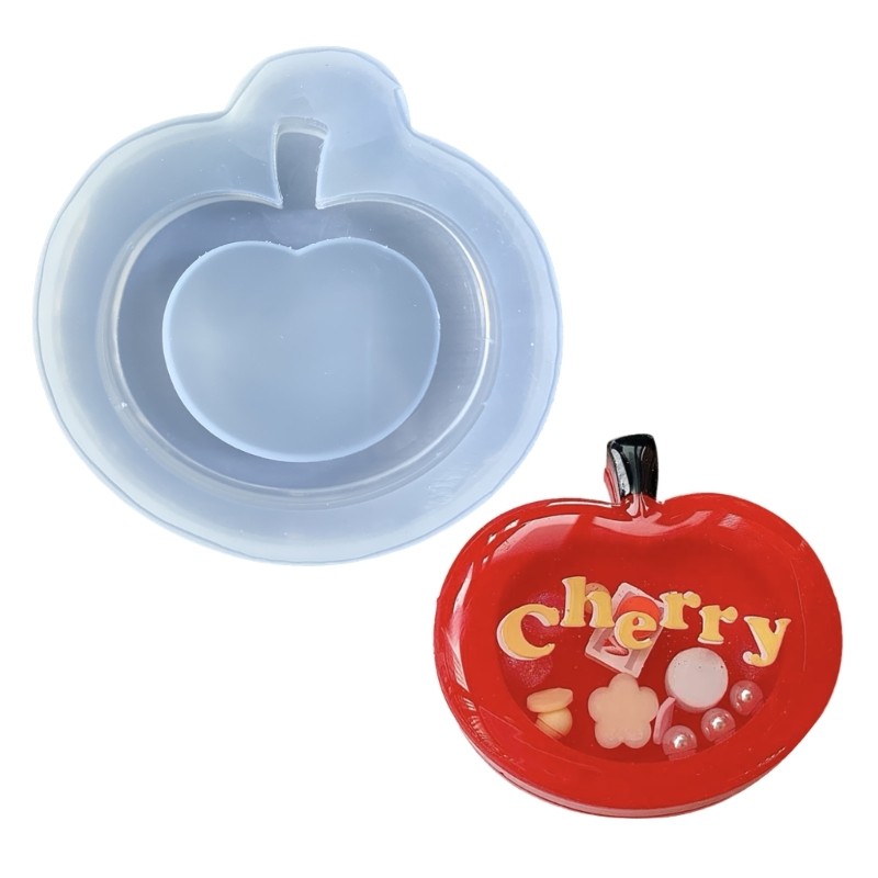 Big Cherry Quicksand Mold Decorative Craft Silicone Mold Epoxy Resin Jewelry