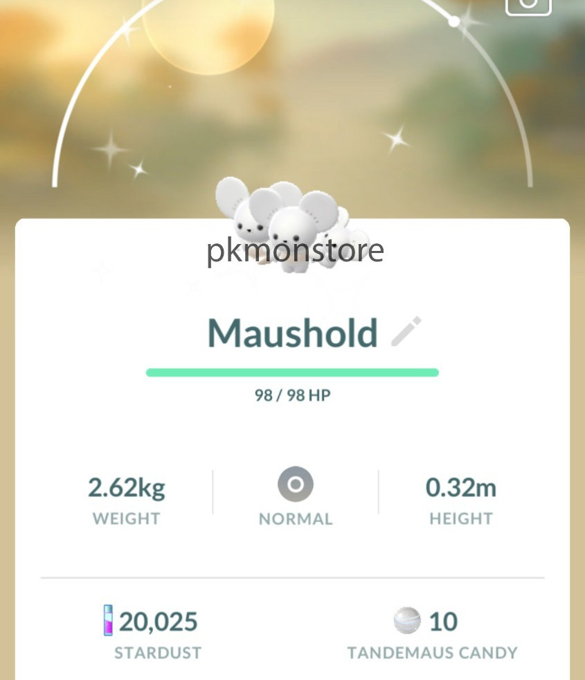 SHINY Maushold (Family of Three) - PTCs or Trade 20kStardusts