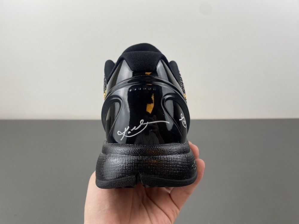 PE2025-103 Zoom Kobe 6 Protro Mamba Black Gold Red Accent