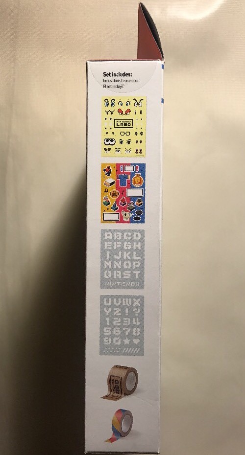 New Sealed NES Nintendo Switch Labo Customization Set Stencils Stickers