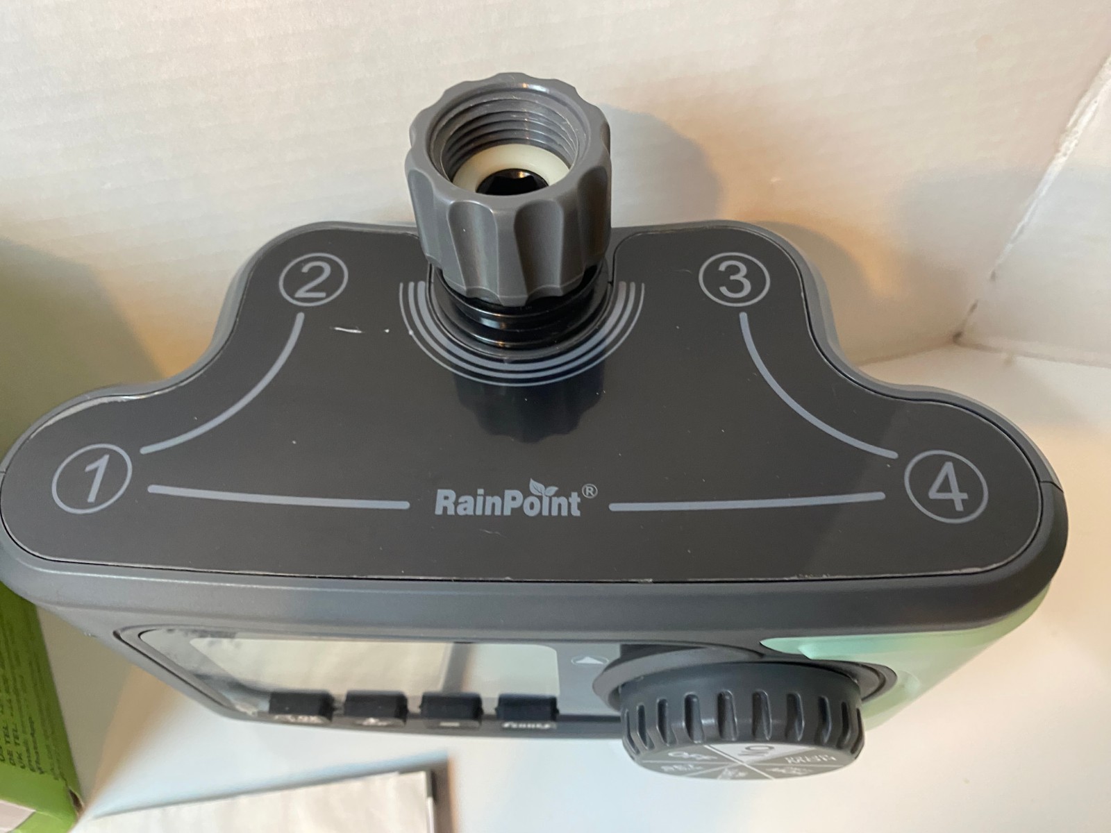 RAINPOINT Sprinkler Timer, 4 Outlets Hose Timer, 4 Zone Water Timer for Watering