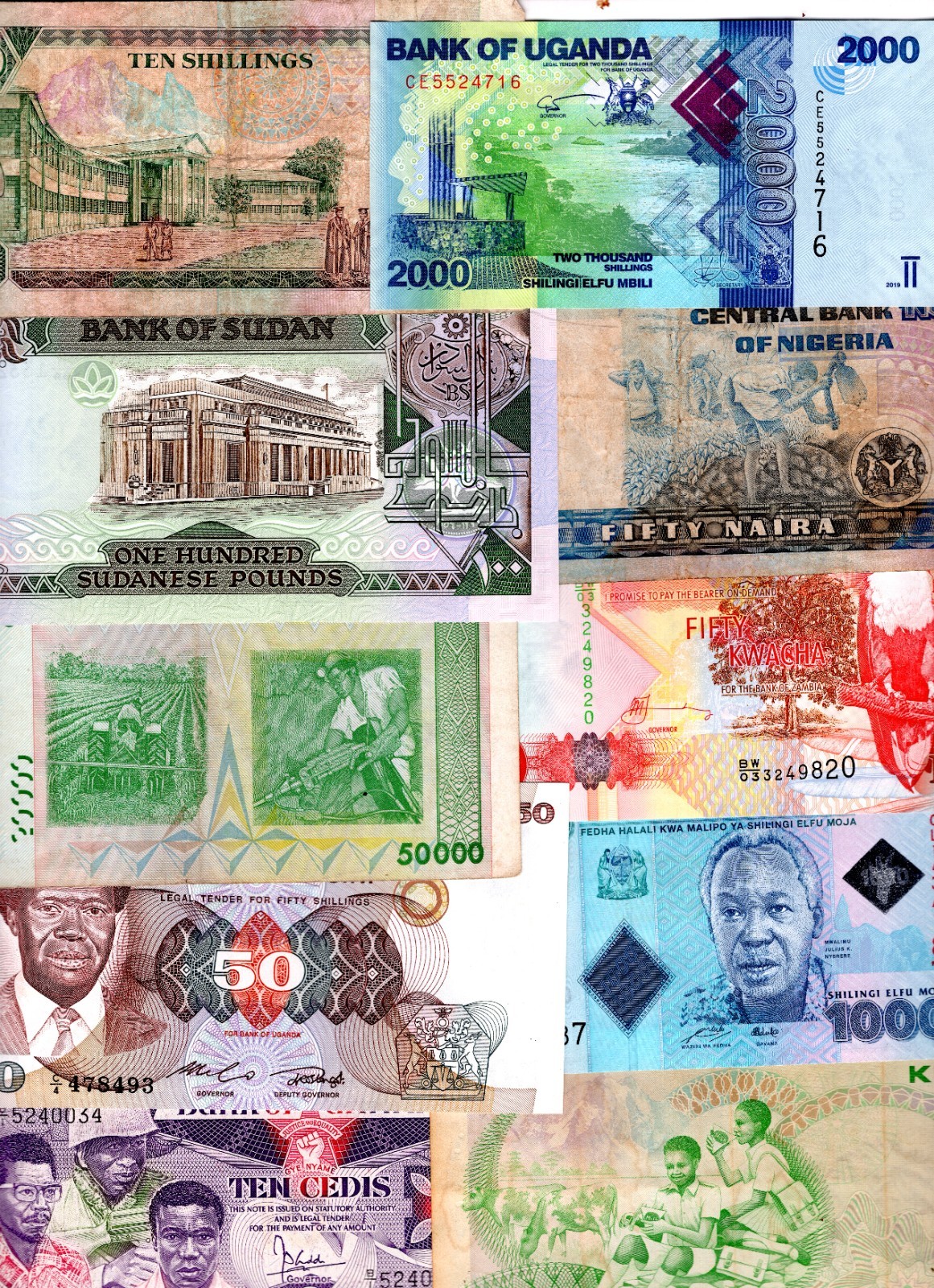 Africa. 100 banknotes. DY23744