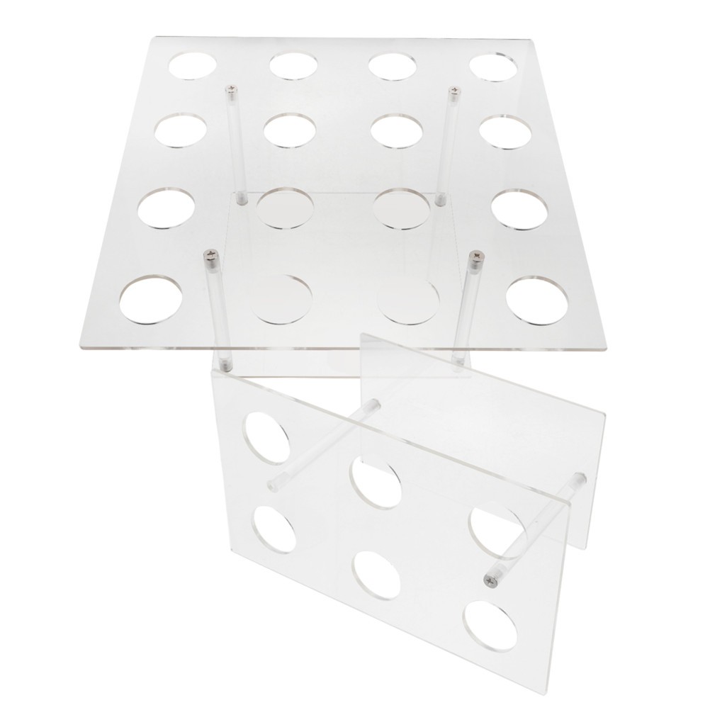 2 Pcs Ice Cream Holder Cone Display Stands for Events Acrylic Support