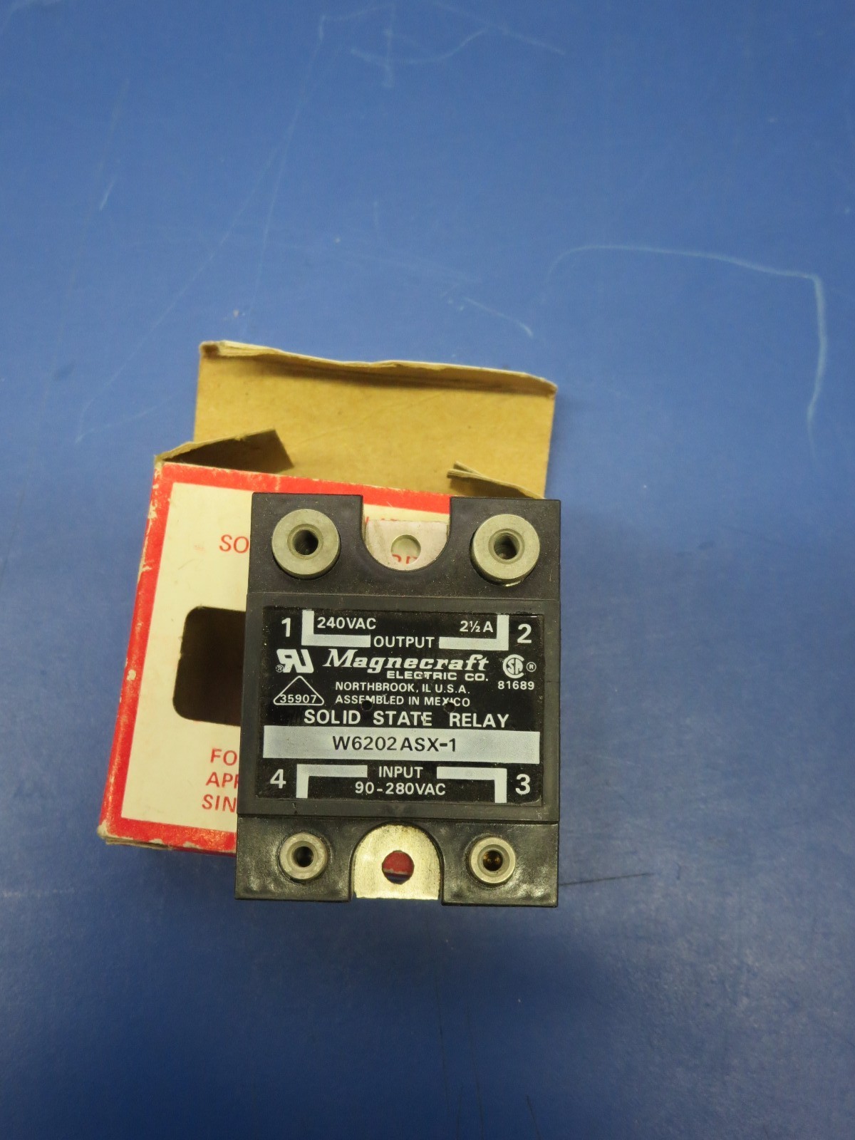 Magnecraft W6202ASX-1, 240VAC Solid State Relay