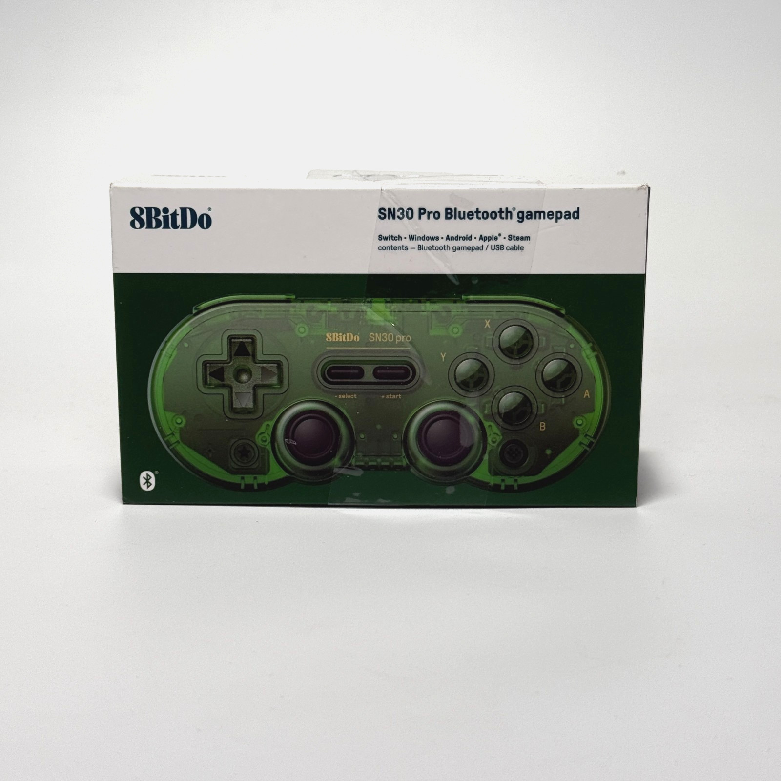8Bitdo SN30 Pro Wireless Bluetooth Controller (Hall Effect Jade Green