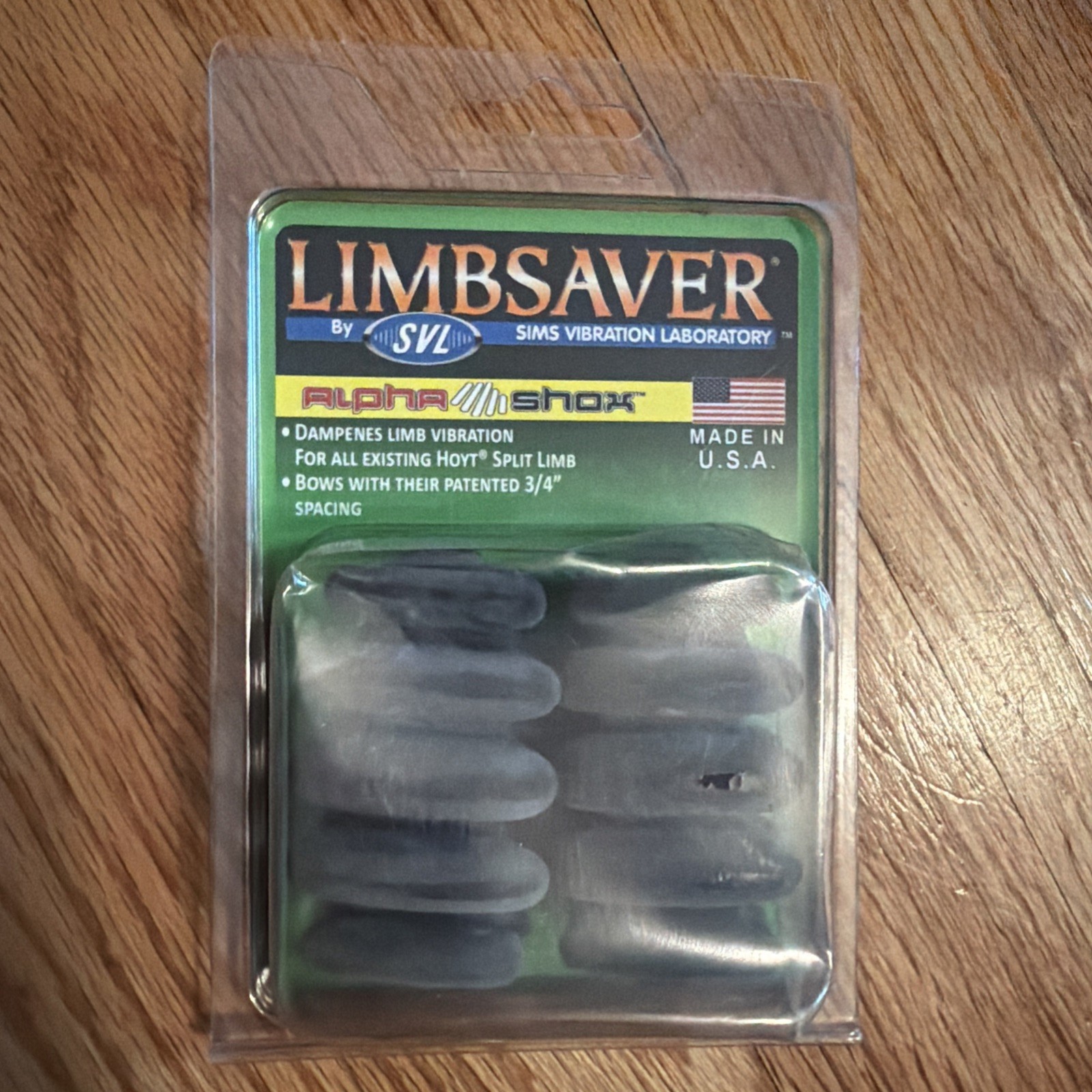 Limbsaver AlphaShox Split Limb Dampener 2-Pack (Black) #3432