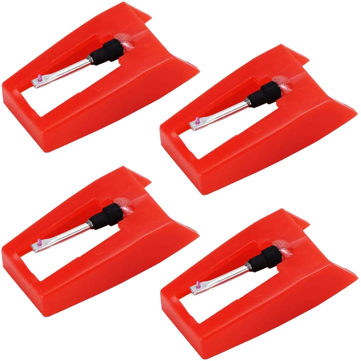 Record Player Needle, Turntable Stylus Replacement for Crosley, ION, Red