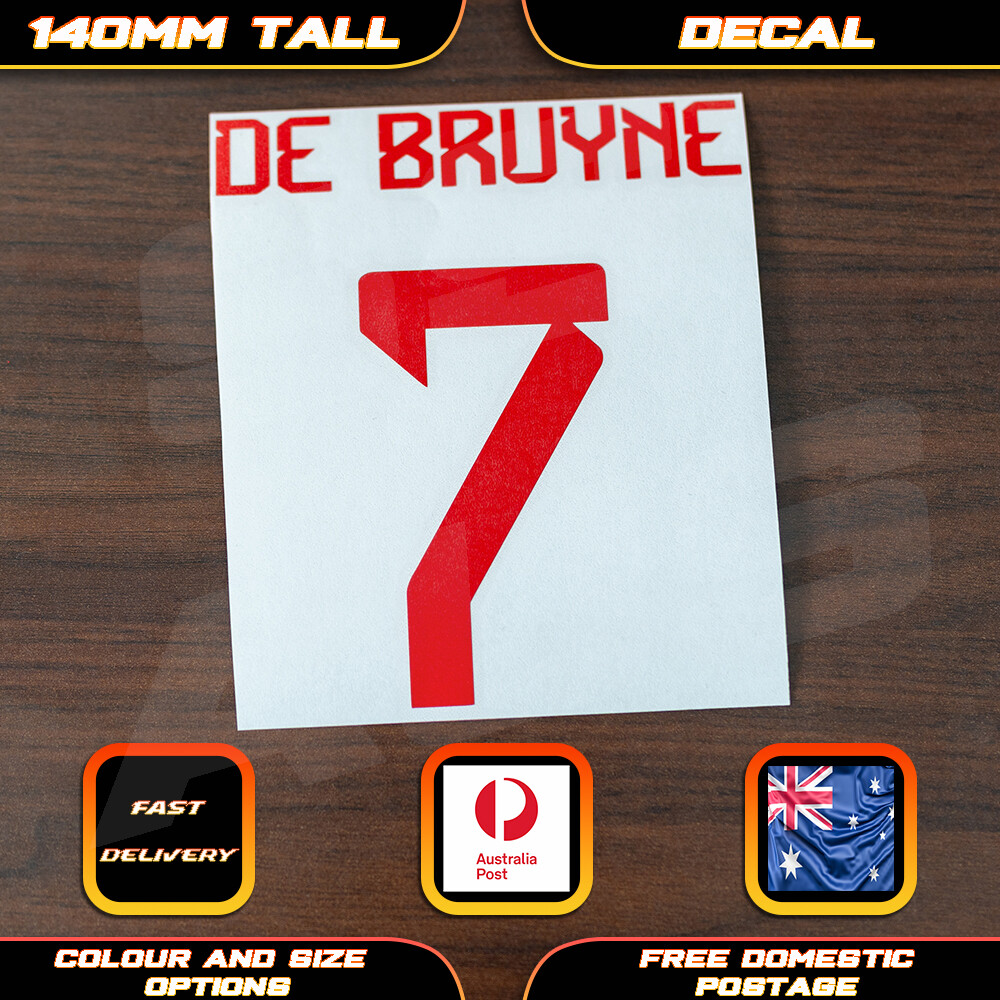 Kevin De Bruyne Football Soccer World Cup Style Decal Sticker Car