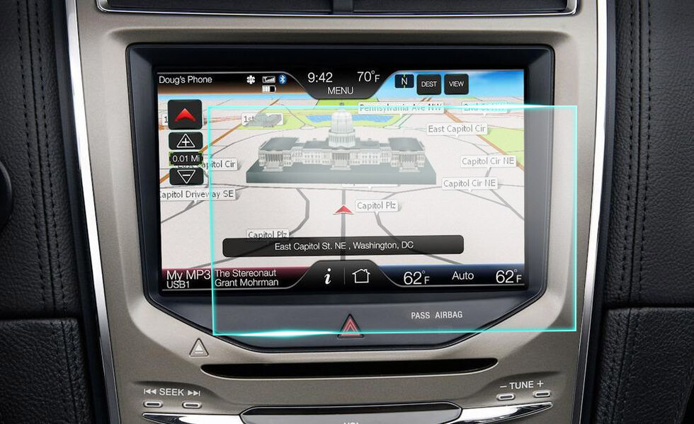 Crystal Clear Screen Protector for 2011 Lincoln MKX Vehicle Navigation