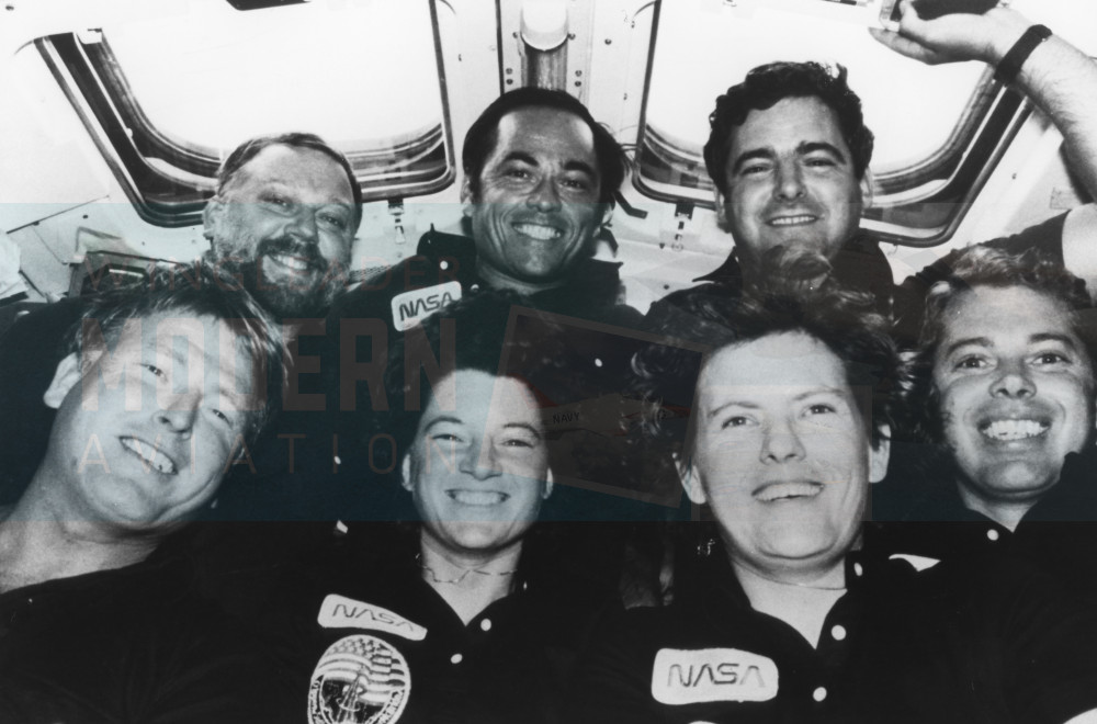 The Seven-Member 41-G Crew  - NASA  - Original Photo