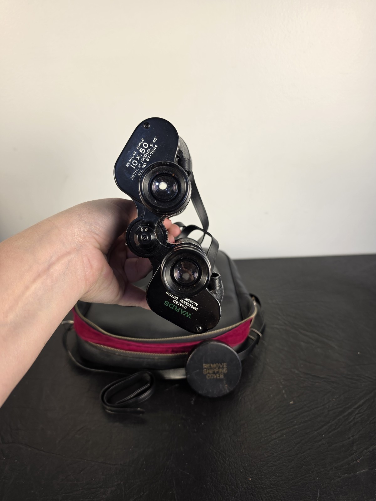 Wards Coated Precision 10x50 Binoculars No. 67-7044 – With Case