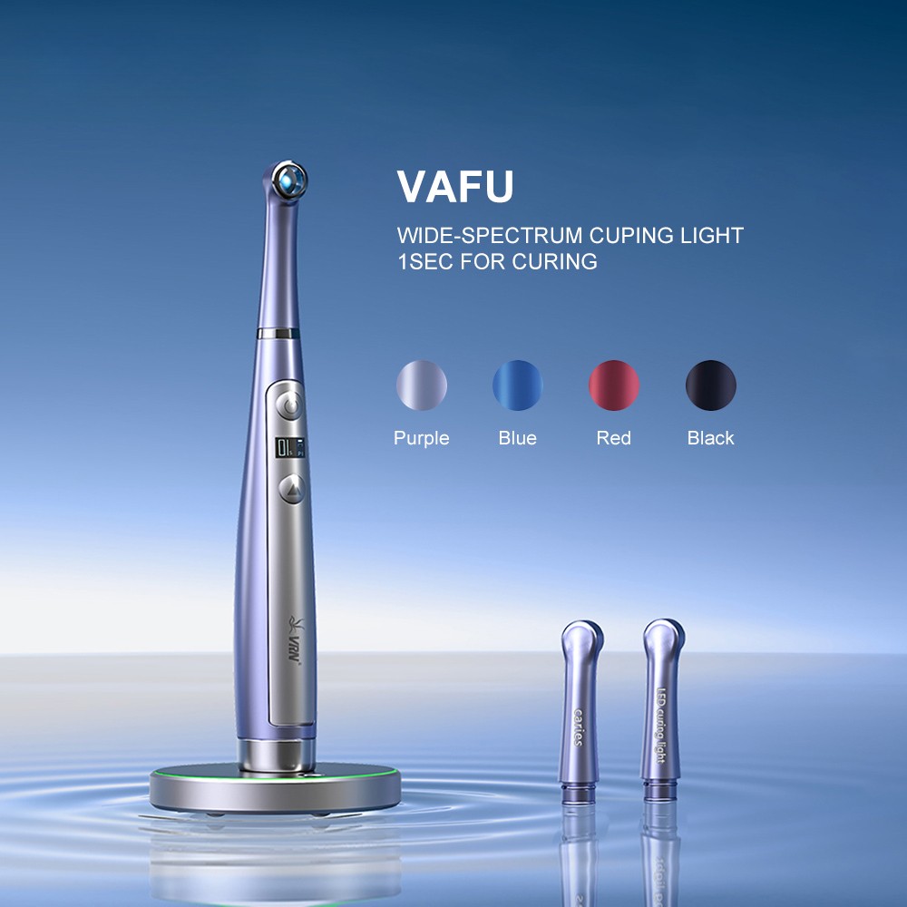 VAFU Dental Cordless LED Curing Light Lamp 1 Second  Cure Lamp 3200mW/cm²
