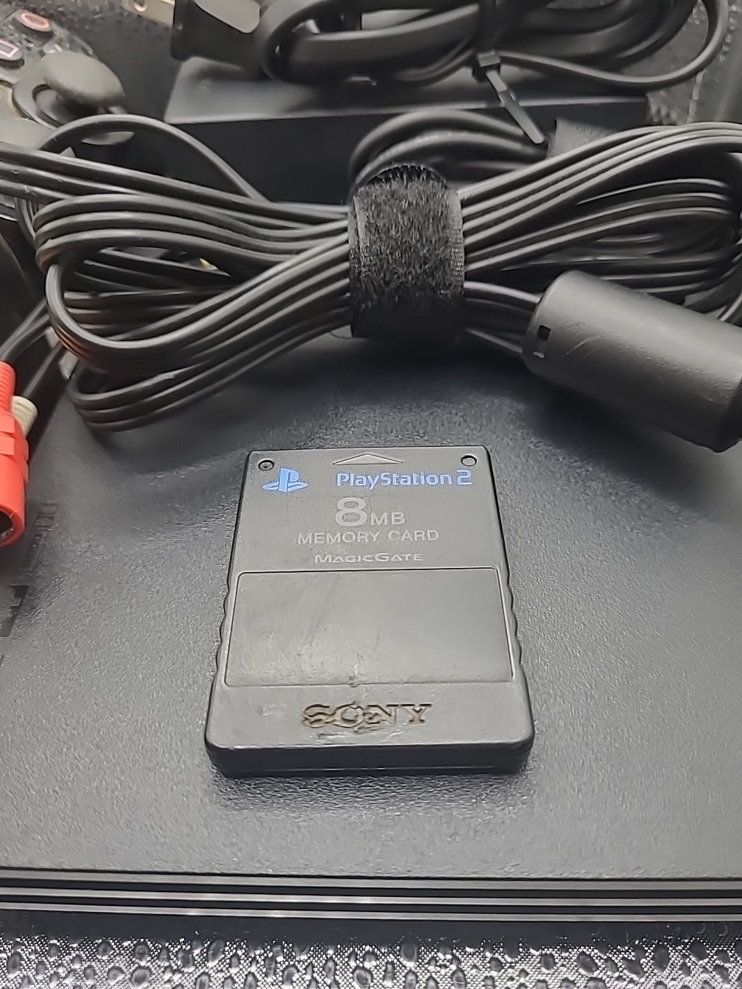 Sony PlayStation 2 PS2 Slim Console SCPH-79001 Black Tested Working + Controller