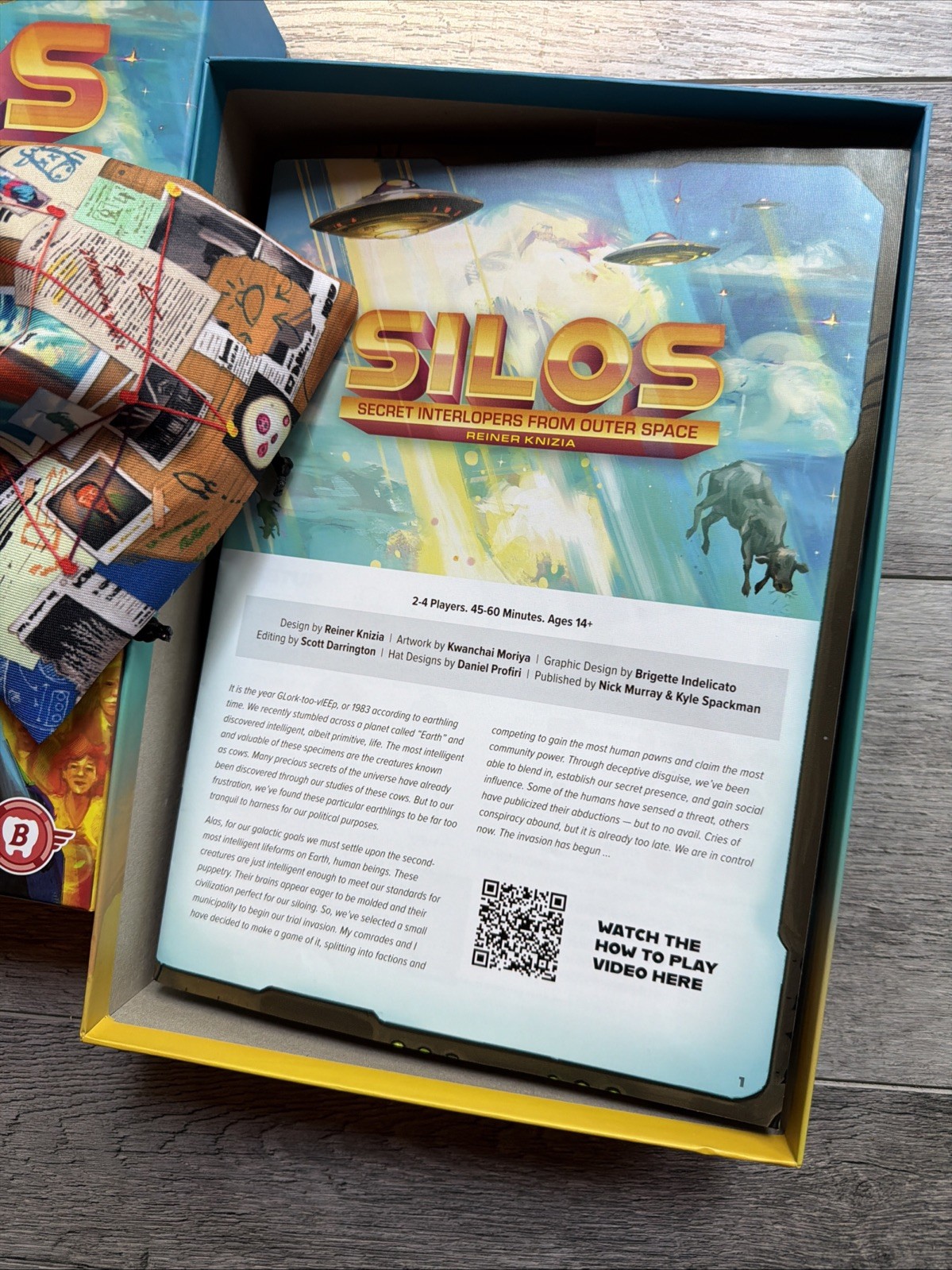 Silos Secret Interlopers From Outer Space Board Game 2025 Complete
