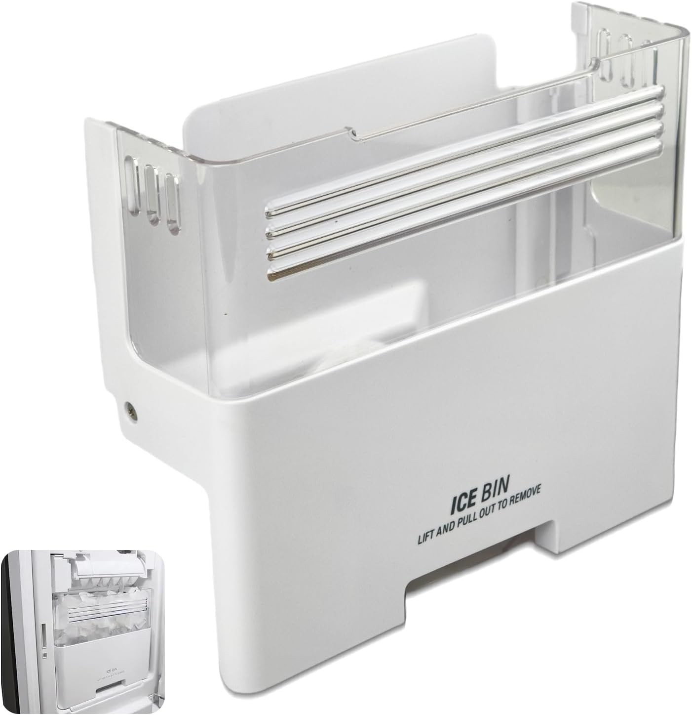 Ice Bin Bucket Compatible with LG Refrigerator AKC72949319