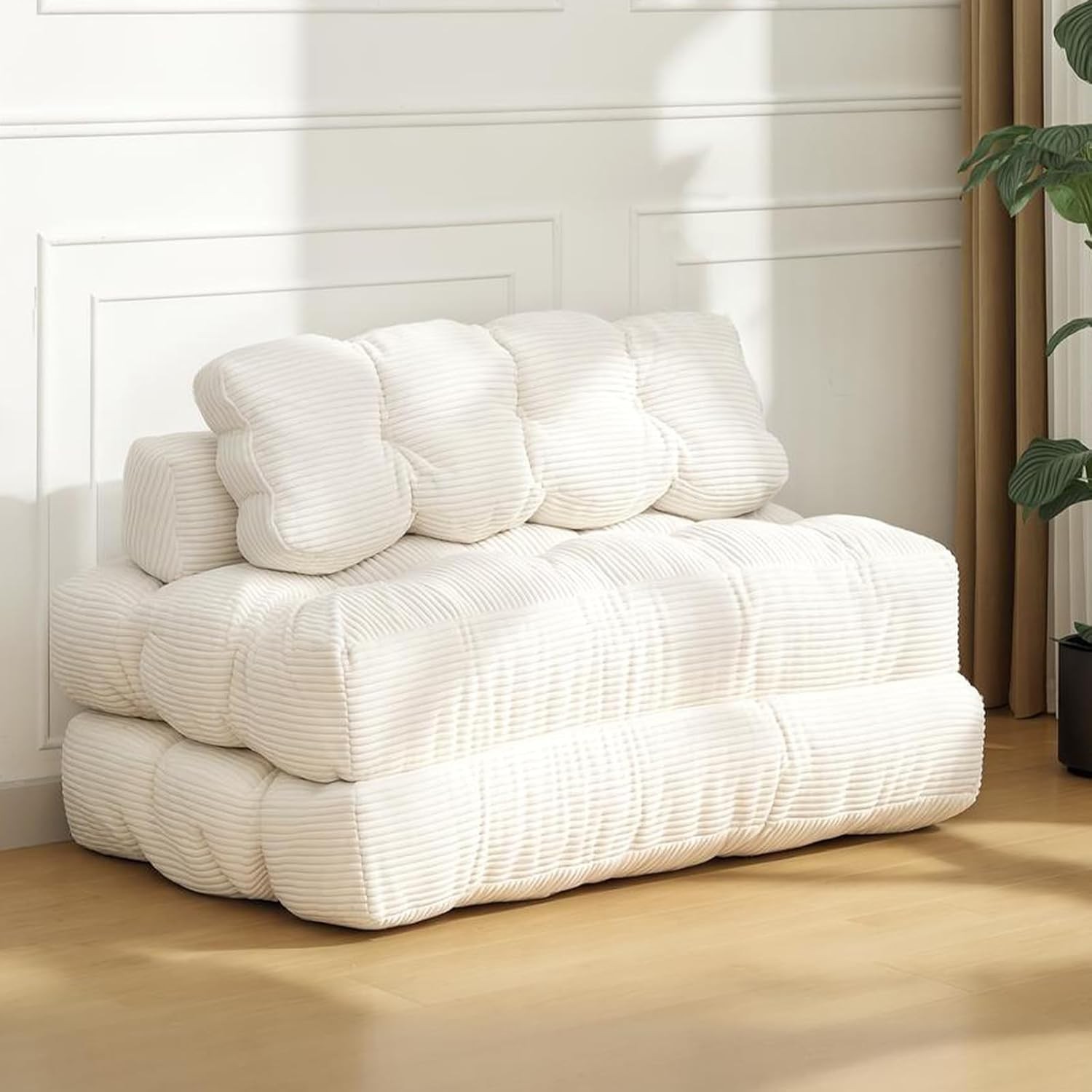 Folding Sofa Bed,Convertible Sleeper Chair,Foldable Couch,Portable Floor Lounge