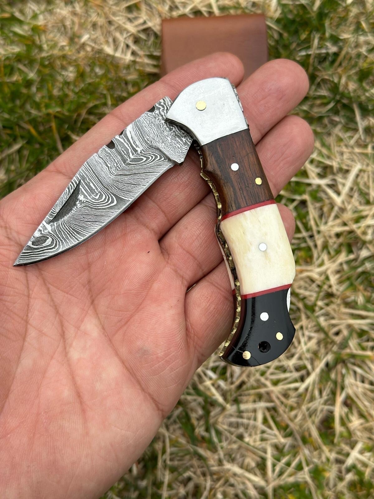 Damascus Folding Knife Pocket Knives For Men Damascus Folding Knife Hunting