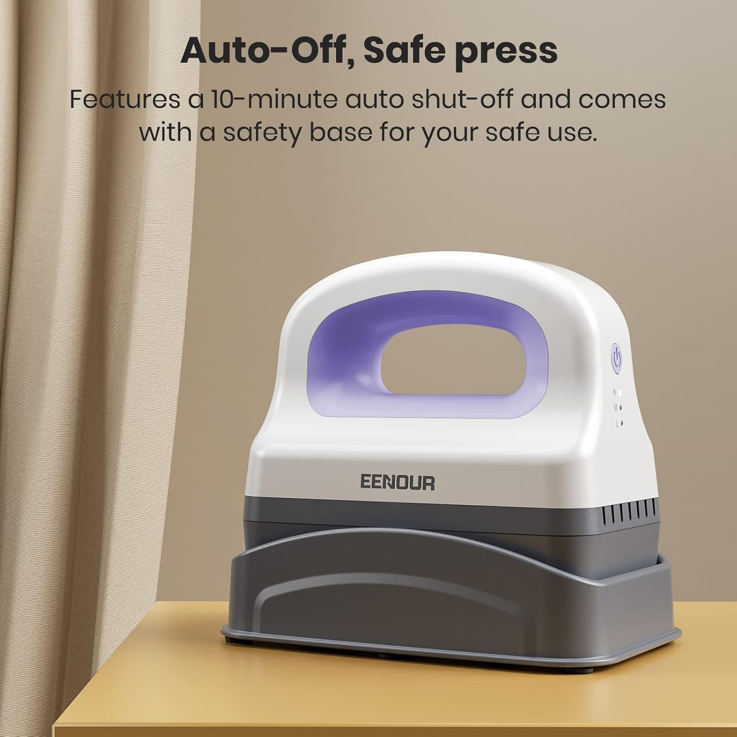 Hat Press Machine, Mini Heat Press for Caps with 3 Heating Levels & Auto-Off,...