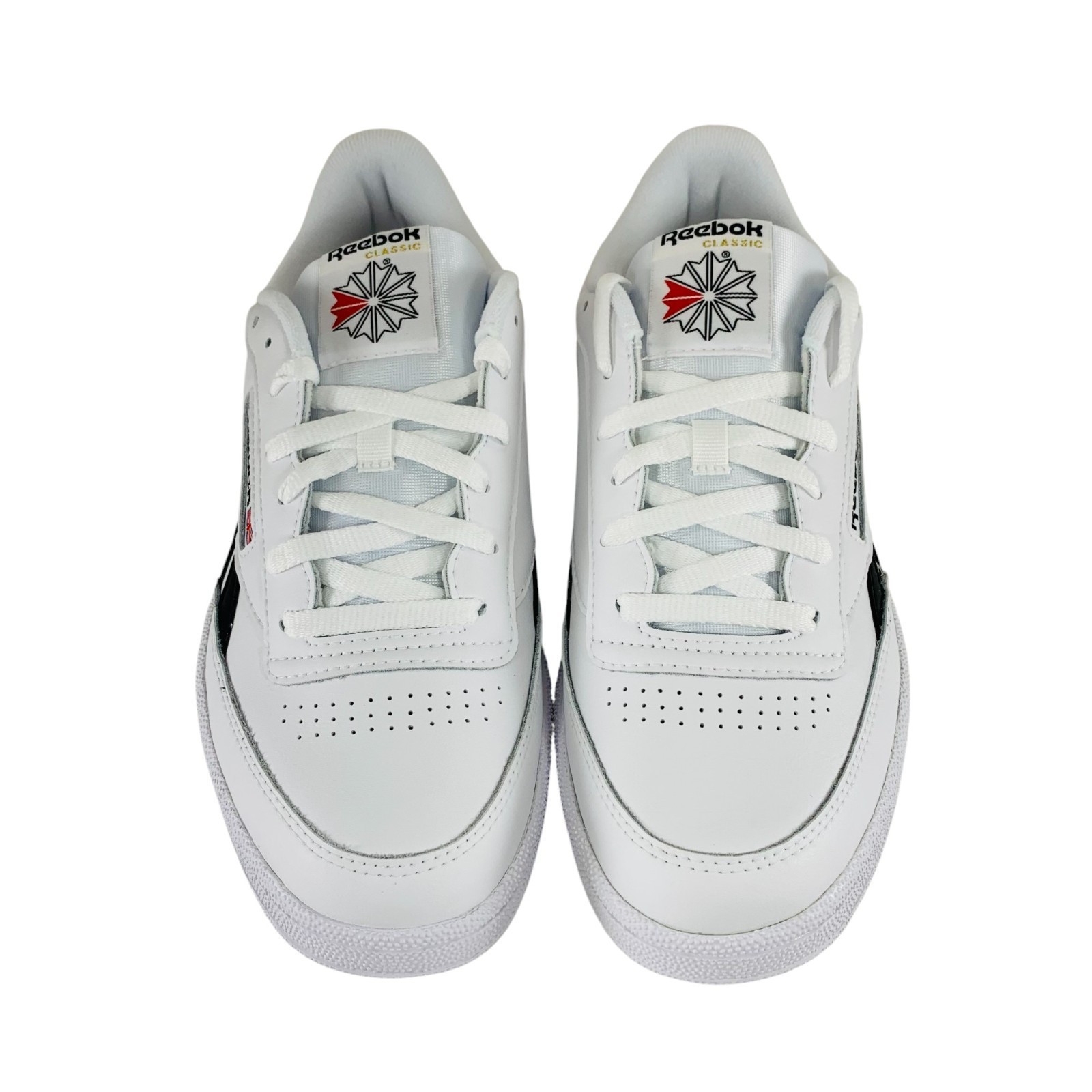 Reebok Club C Revenge White Black Sneakers Men's Shoes 100032883