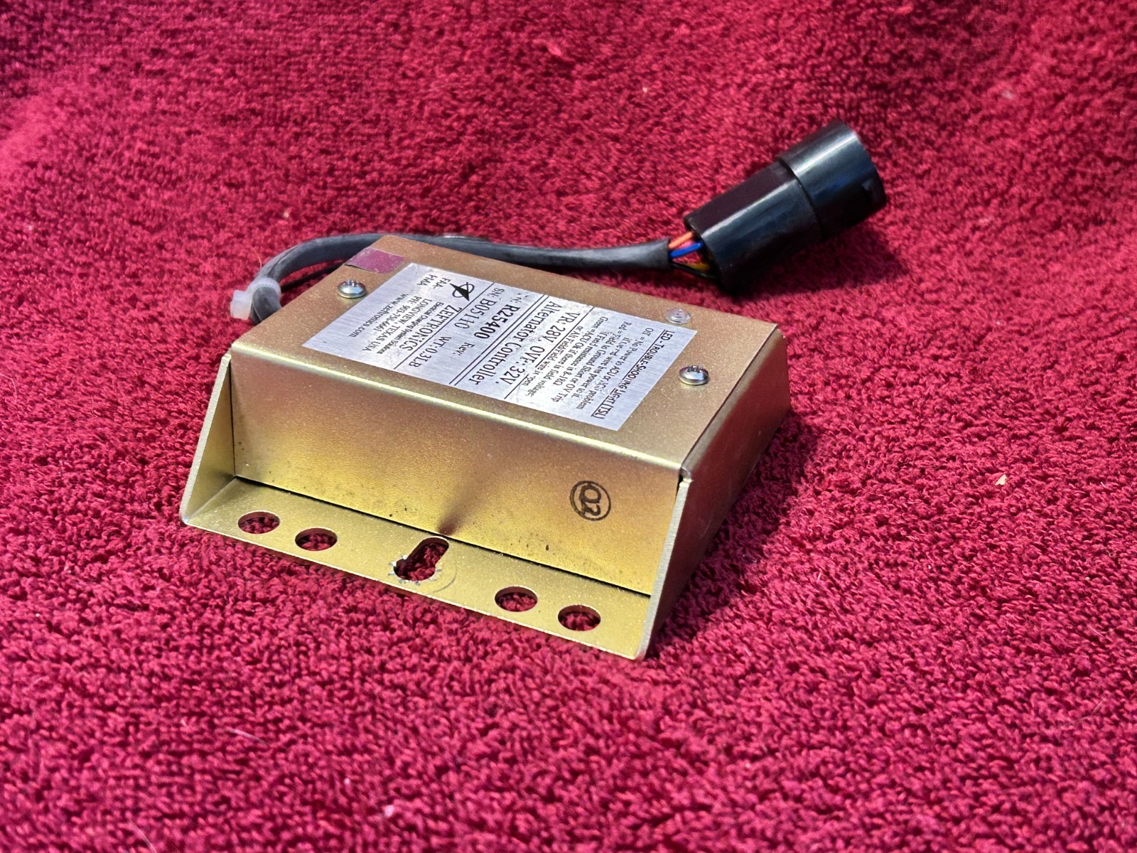 ZEFTRONICS ALTERNATOR CONTROLLER P/N R25400