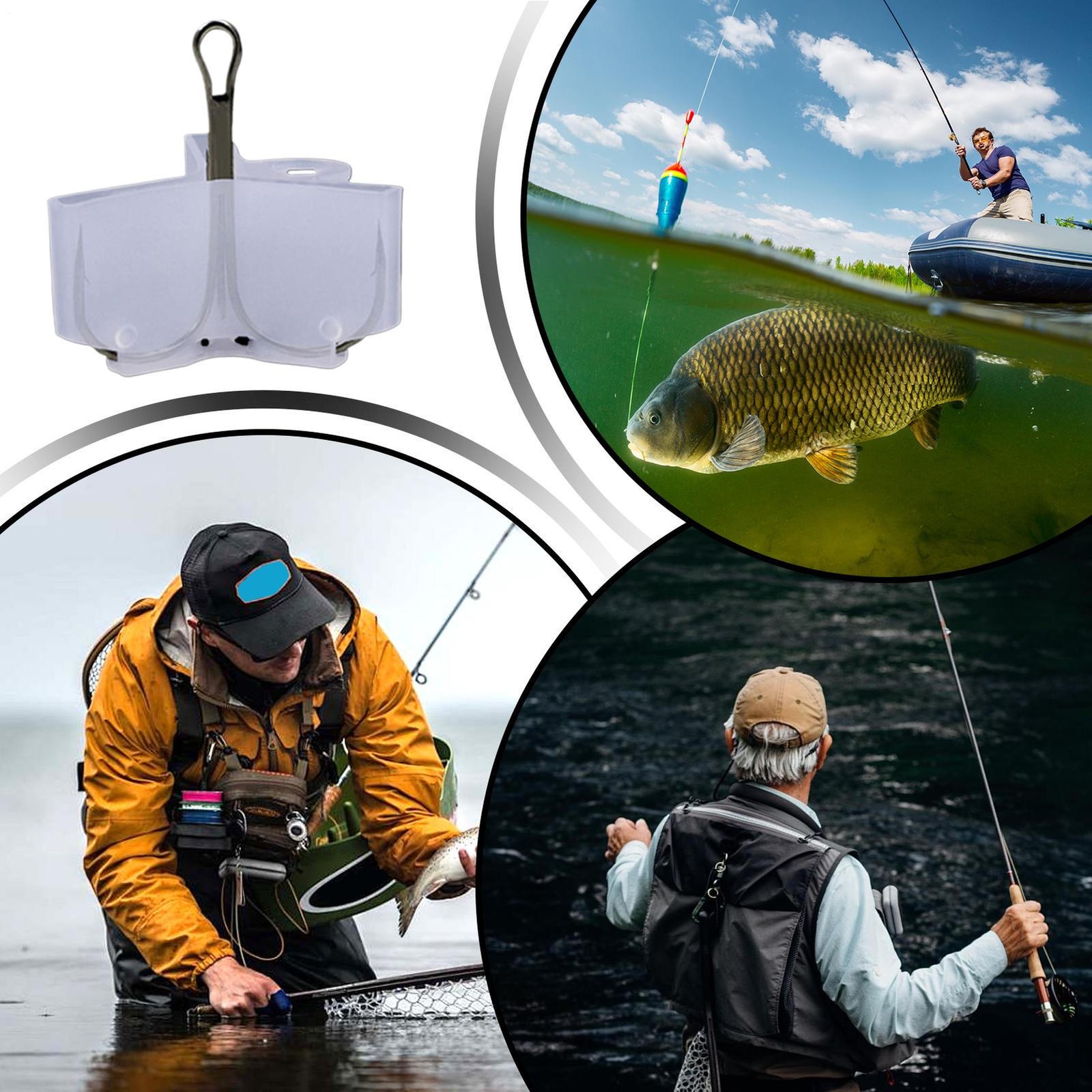 Treble Fish Hook Bonnets 100 Pieces Protective Covers Safety Caps for first-rate
