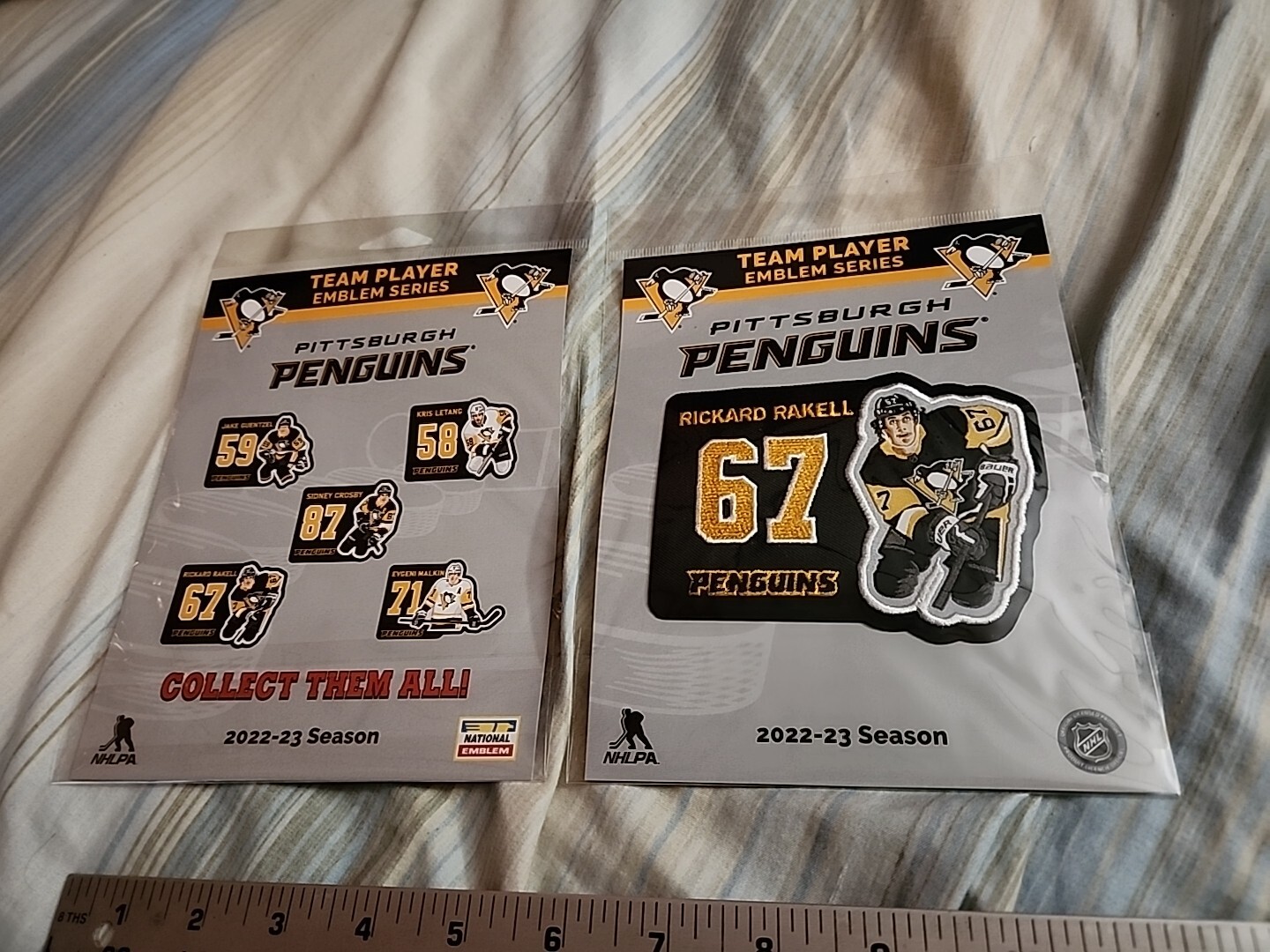 RICKARD RAKELL #67 PITTSBURGH PENGUINS PLAYER PATCH New