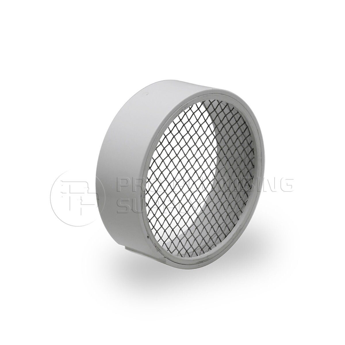 Raven PVC Termination Vent Stainless Steel Screen with Condensation Slot - 2"