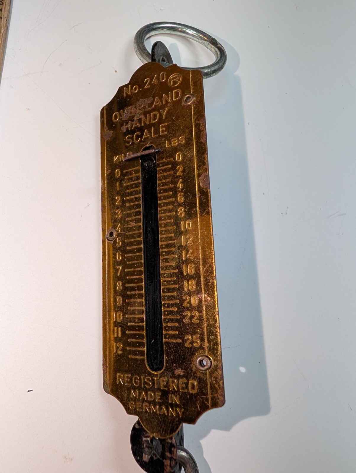 Vintage Overland Handy Scale No. 240 25 Lbs 12.5 Kilo Made in Germany