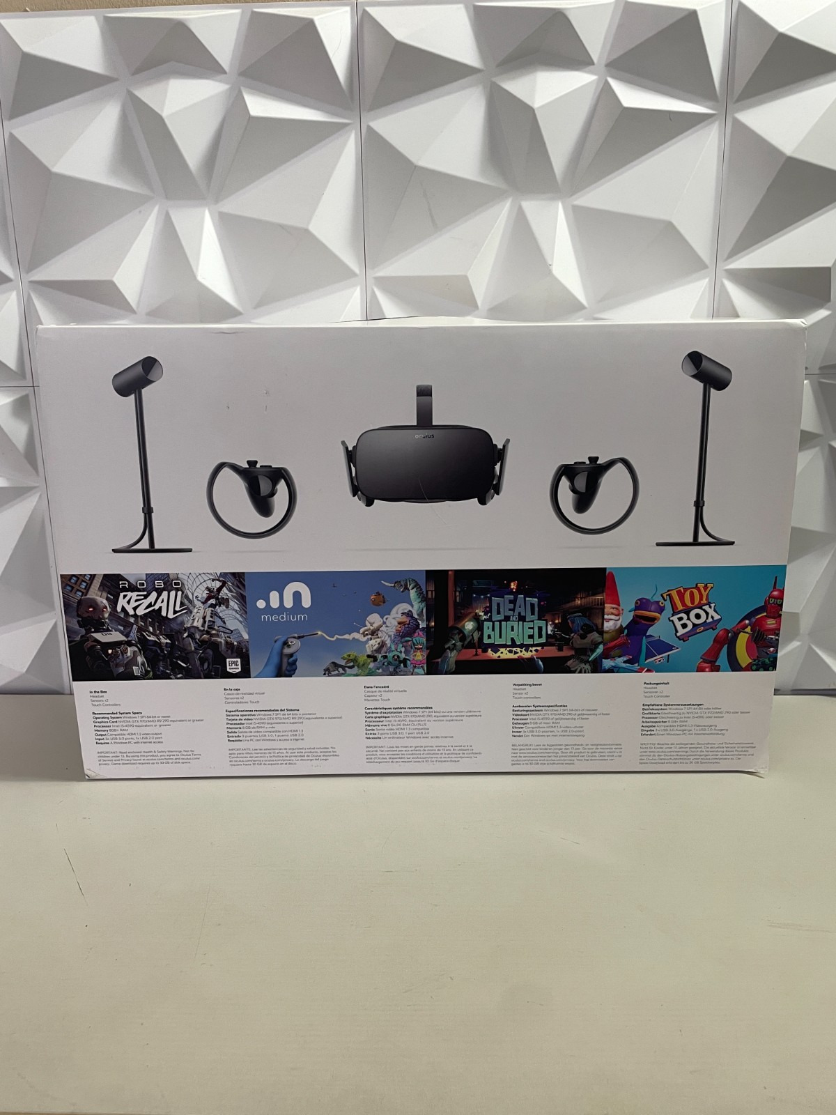 Oculus Rift Complete Virtual Reality Viewer for Steam PC 30 Day Warranty