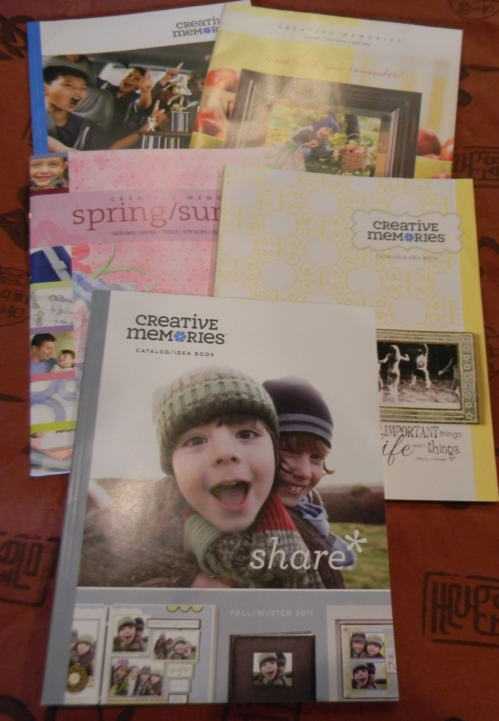 Creative Memories Product Catalog Lot of 5