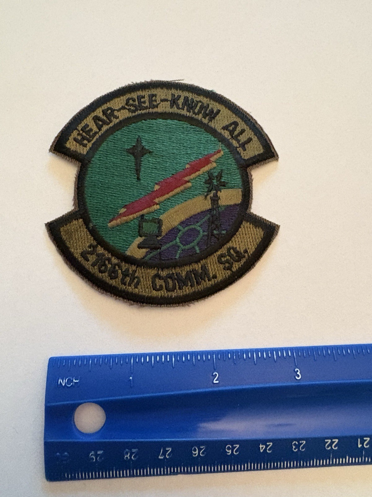 Vintage USAF 2166th Comm Squadron - Subdued US Air Force INV12599