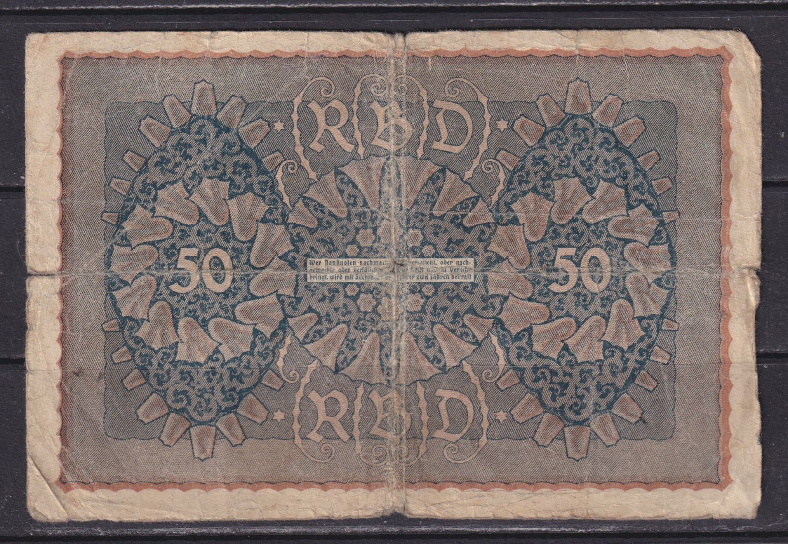 GERMANY - 1919 50 Marks Circulated Banknote (1)