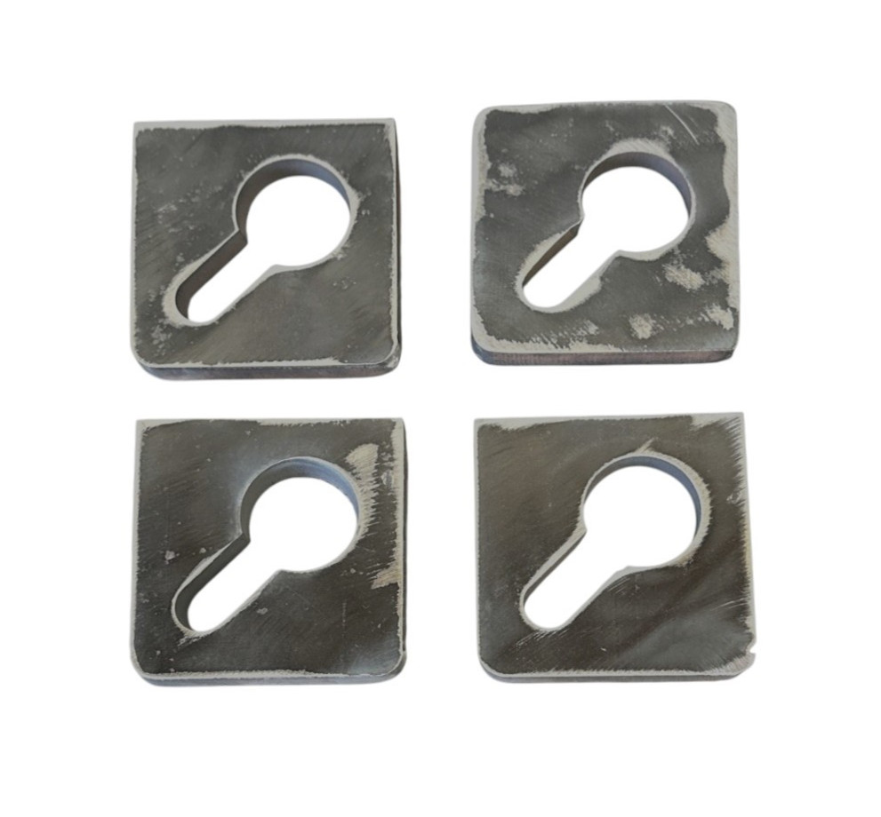 Banjo Eye 3/8 Plate Weld On Single Slot 3/8 Chain Truck Trailer 3x3